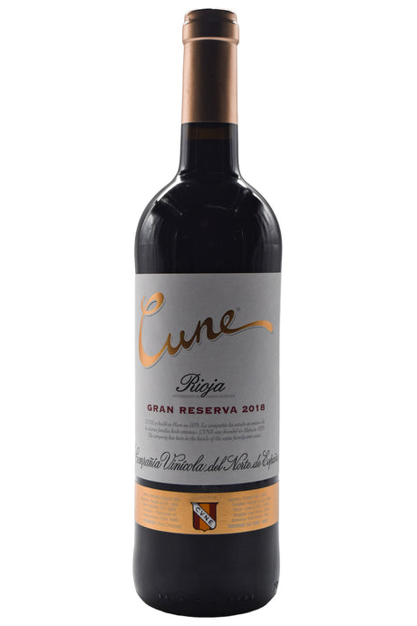 Bottle of CVNE Cune Rioja Gran Reserva 2018-Red Wine-Flatiron SF