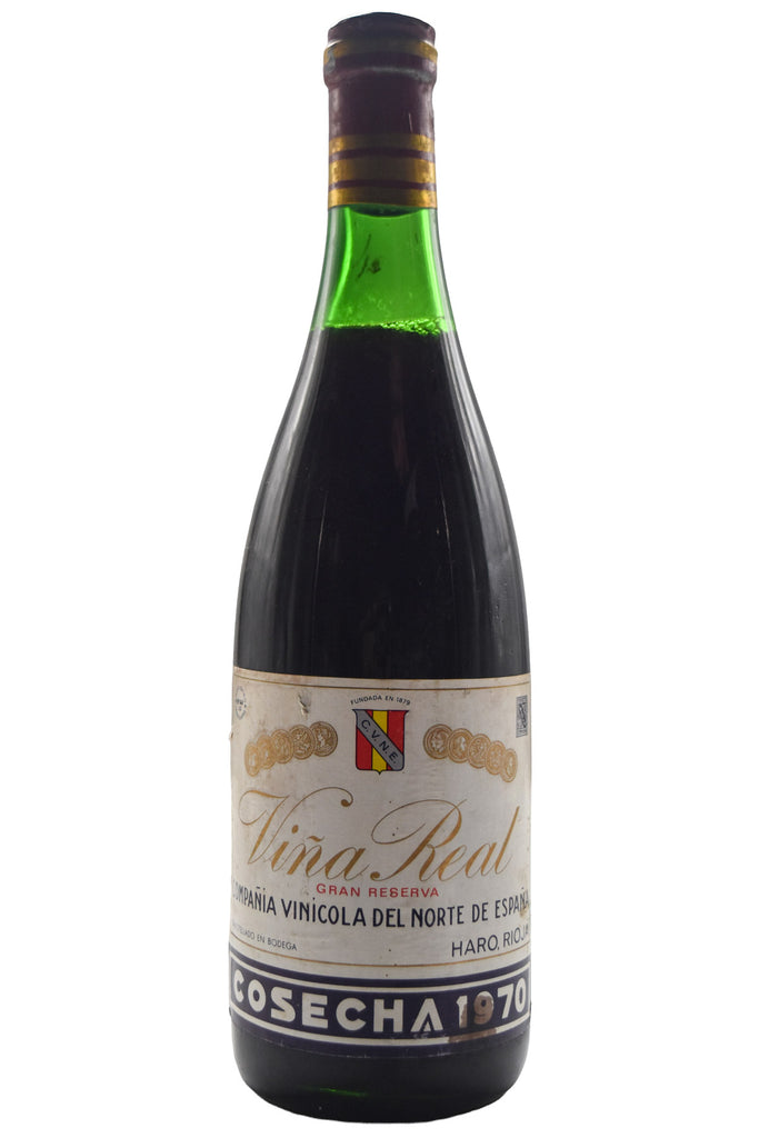 Bottle of CVNE Rioja Vina Real Gran Reserva 1970-Red Wine-Flatiron SF