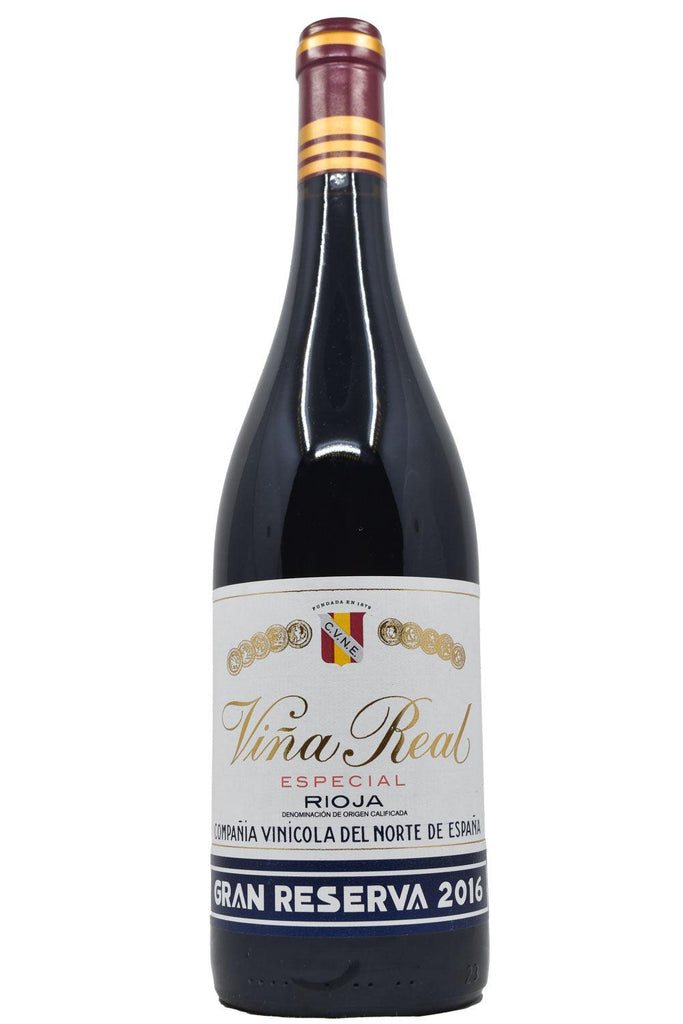 Bottle of CVNE Vina Real Rioja Gran Reserva 2016-Red Wine-Flatiron SF
