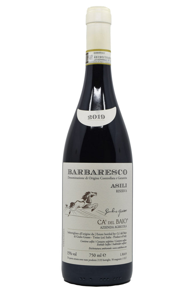 Bottle of Ca' del Baio Barbaresco Asili Riserva 2019-Red Wine-Flatiron SF