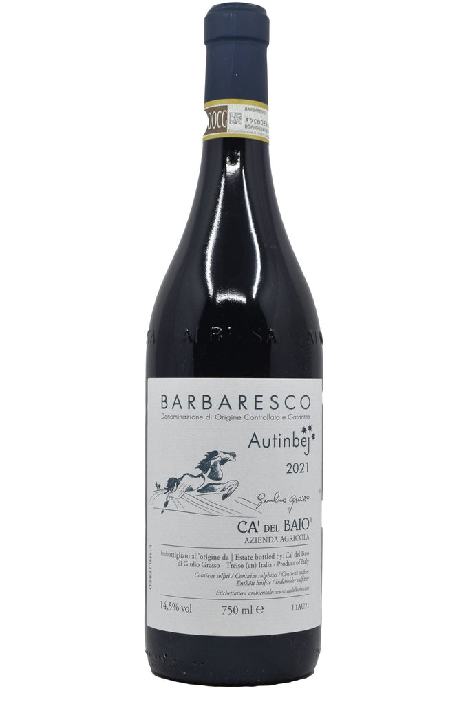 Bottle of Ca' del Baio Barbaresco Autinbej 2021-Red Wine-Flatiron SF