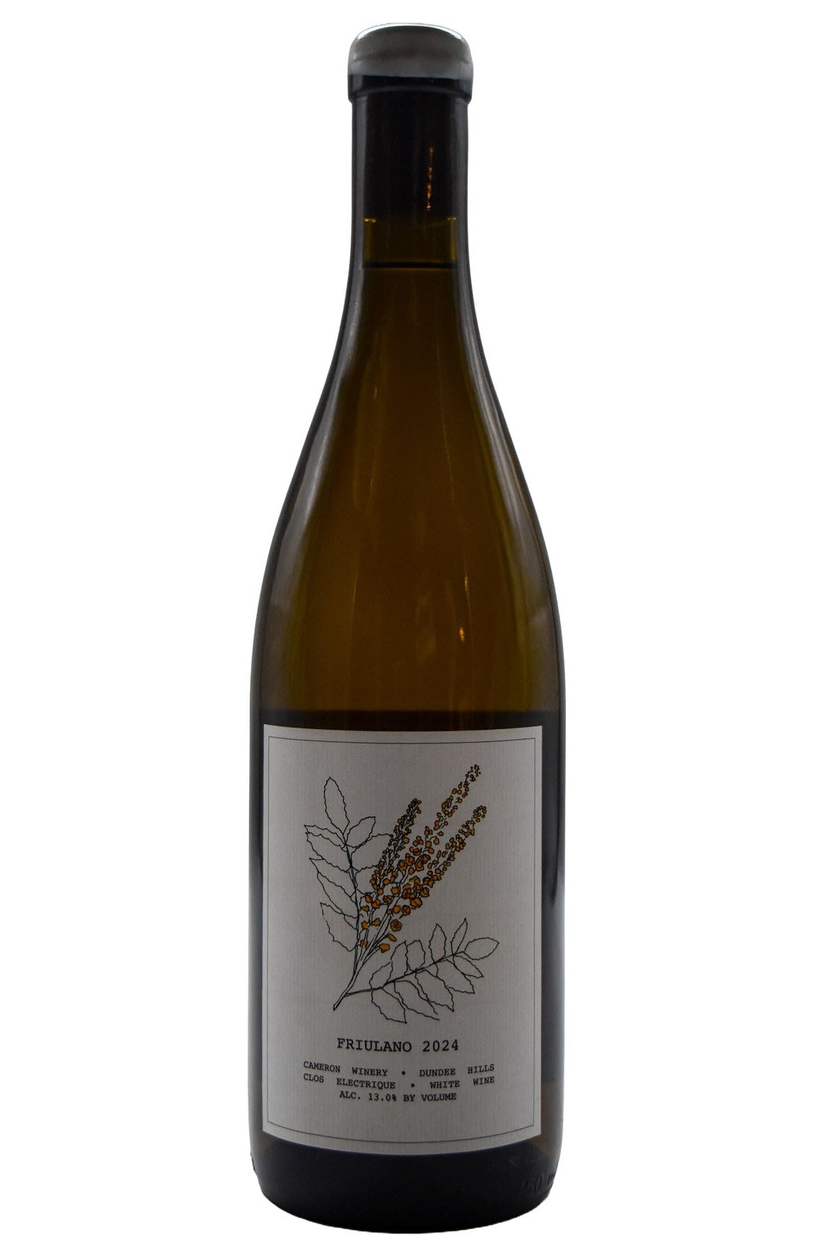 Bottle of Cameron Winery Dundee Hills Friulano Clos Electrique 2024-White Wine-Flatiron SF