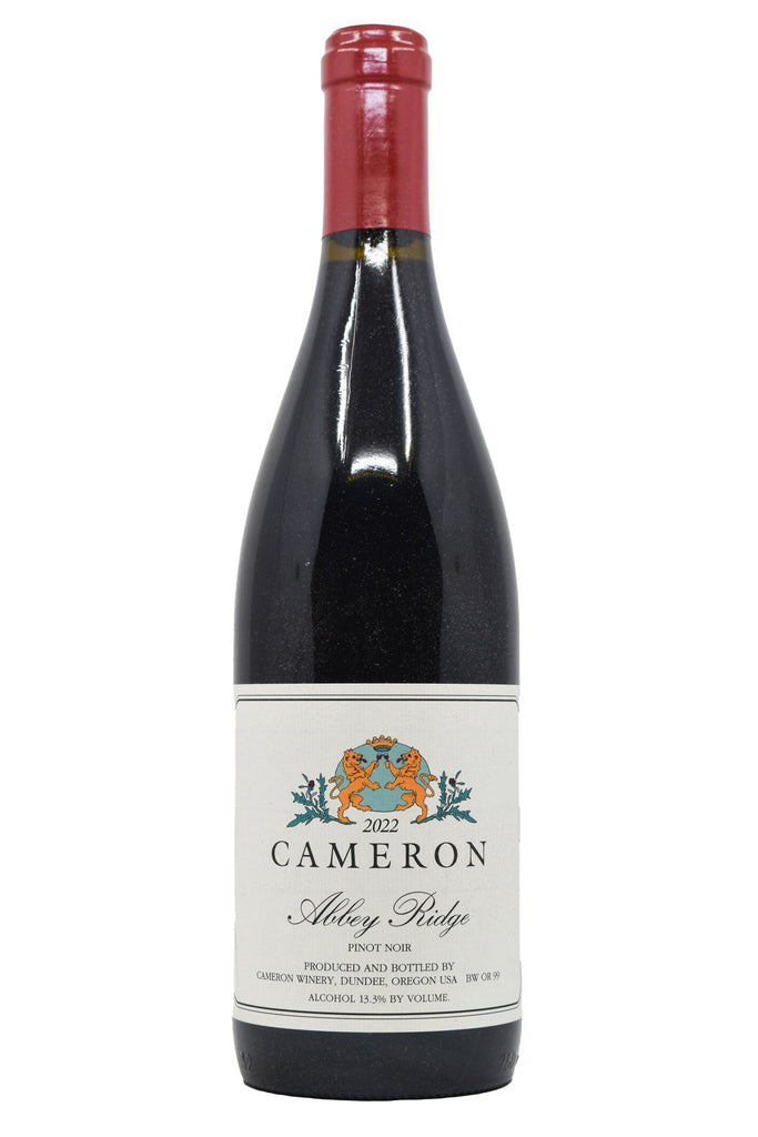 Bottle of Cameron Winery Dundee Hills Pinot Noir Abbey Ridge 2022-Red Wine-Flatiron SF