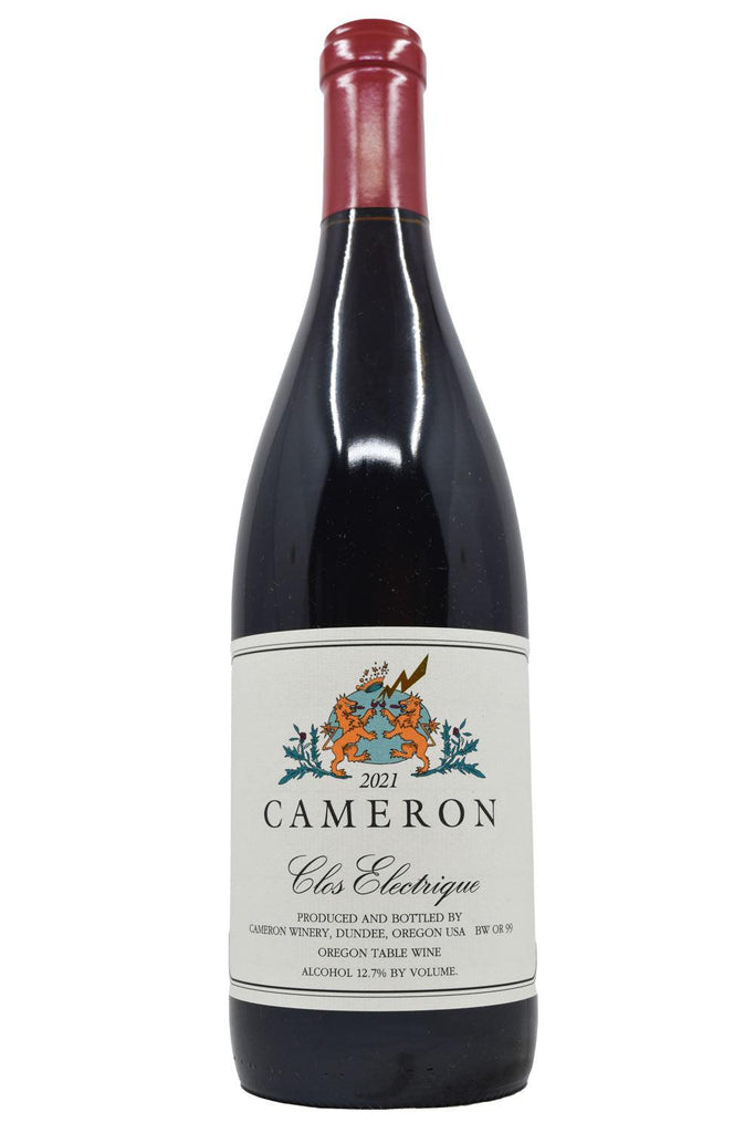 Bottle of Cameron Winery Dundee Hills Pinot Noir Clos Electrique Rouge 2021-Red Wine-Flatiron SF
