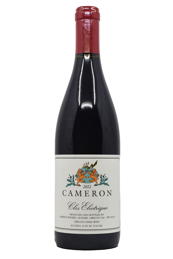 Bottle of Cameron Winery Dundee Hills Pinot Noir Clos Electrique Rouge 2022-Red Wine-Flatiron SF