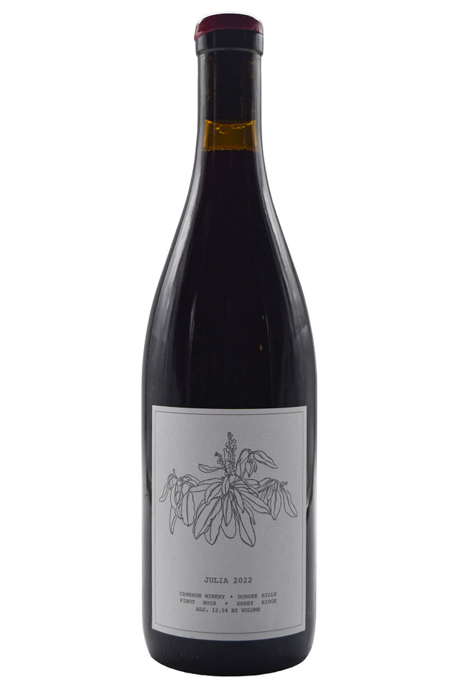 Bottle of Cameron Winery Dundee Hills Pinot Noir Julia 2022-Red Wine-Flatiron SF
