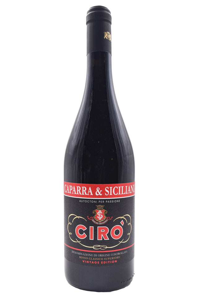 Bottle of Caparra & Siciliani Ciro Rosso Classico Superiore 2022-Red Wine-Flatiron SF
