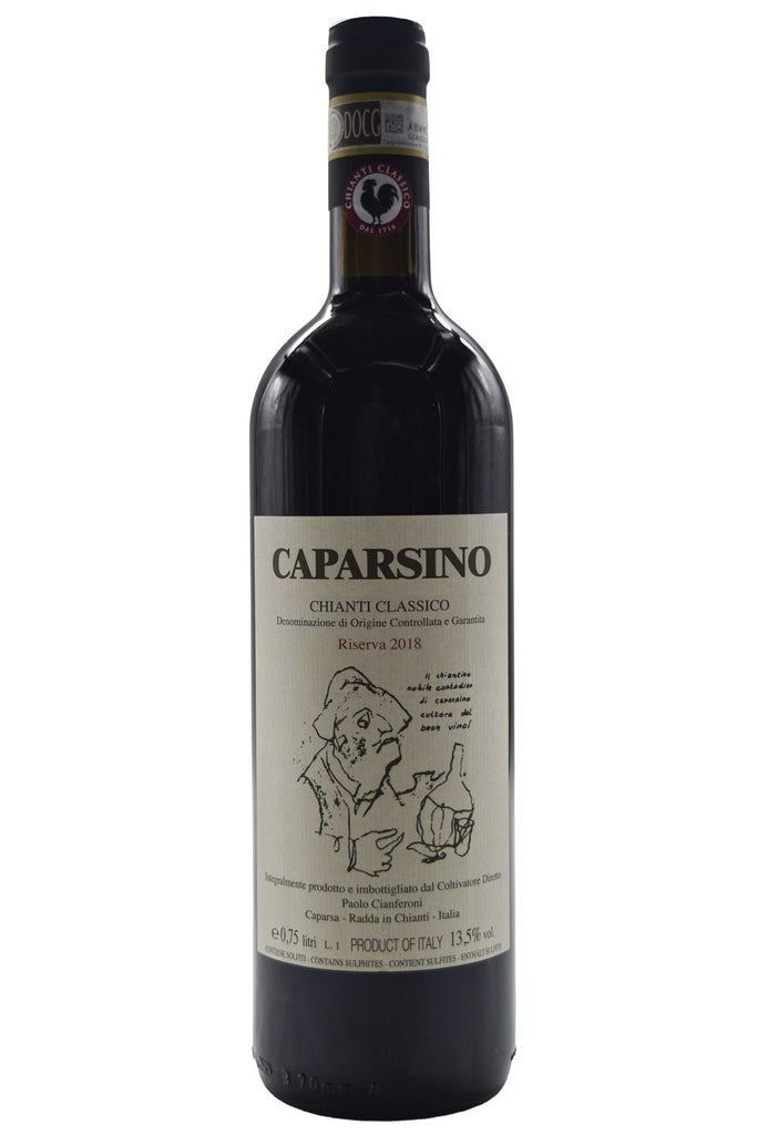 Bottle of Caparsa Chianti Classico Riserva Caparsino 2018-Red Wine-Flatiron SF