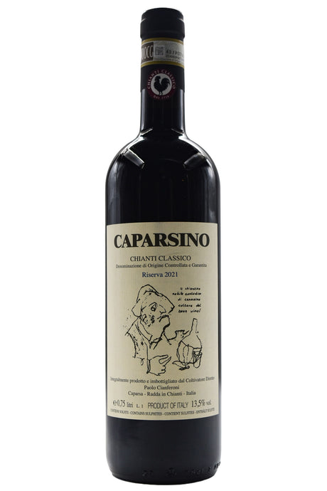 Bottle of Caparsa Chianti Classico Riserva Caparsino 2021-Red Wine-Flatiron SF