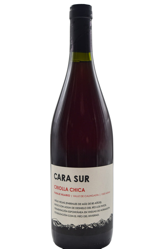 Bottle of Cara Sur Criolla Chica 2023-Orange Wine-Flatiron SF