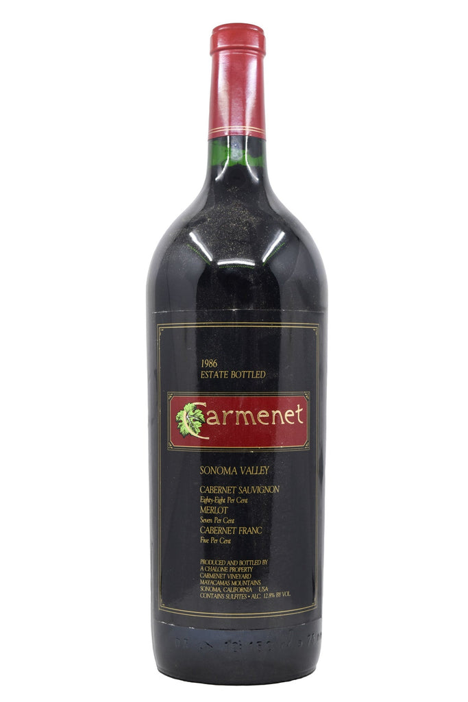 Bottle of Carmenet Sonoma Valley Cabernet Blend 1986 (1.5L)-Red Wine-Flatiron SF