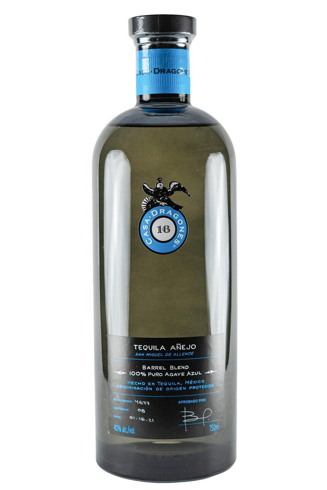 Bottle of Casa Dragones Tequila Anejo Barrel Blend-Spirits-Flatiron SF