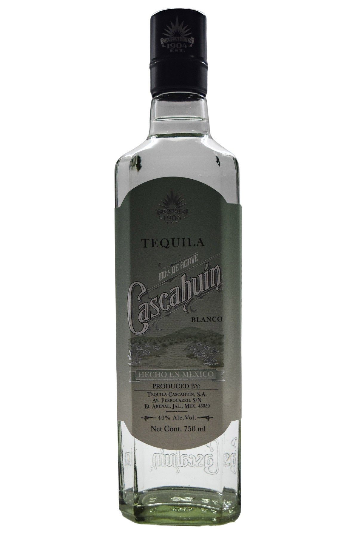 Bottle of Cascahuin Tequila Blanco-Spirits-Flatiron SF