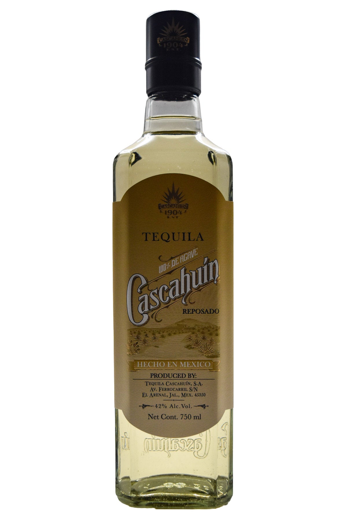 Bottle of Cascahuin Tequila Reposado-Spirits-Flatiron SF