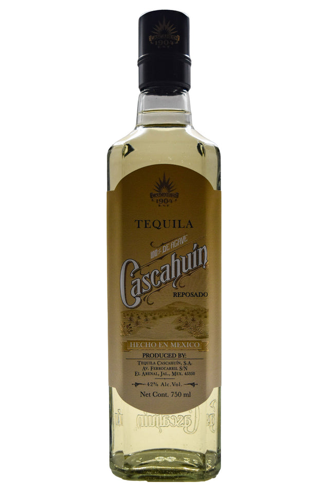 Bottle of Cascahuin Tequila Reposado-Spirits-Flatiron SF