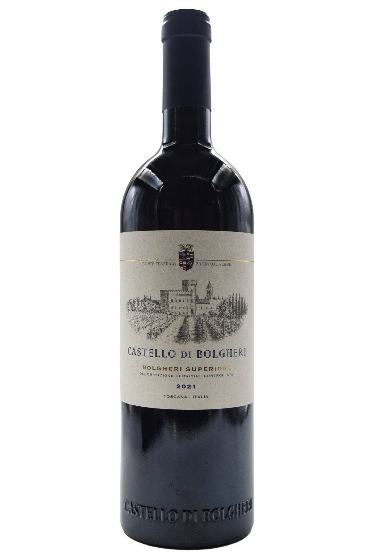 Bottle of Castello di Bolgheri Bolgheri Superiore Rosso 2021-Red Wine-Flatiron SF