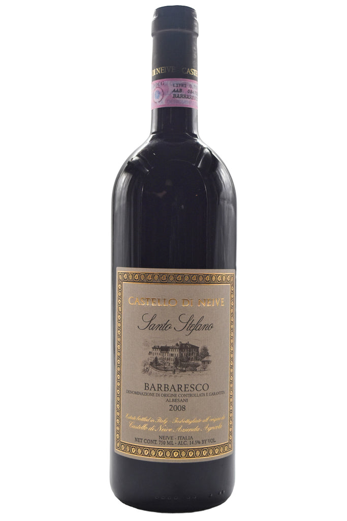 Bottle of Castello di Neive Barbaresco Santo Stefano 2008-Red Wine-Flatiron SF