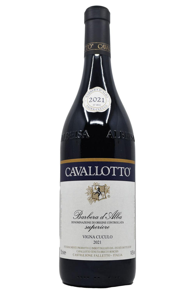 Bottle of Cavallotto Barbera d'Alba Superiore Vigna Cuculo 2021-Red Wine-Flatiron SF