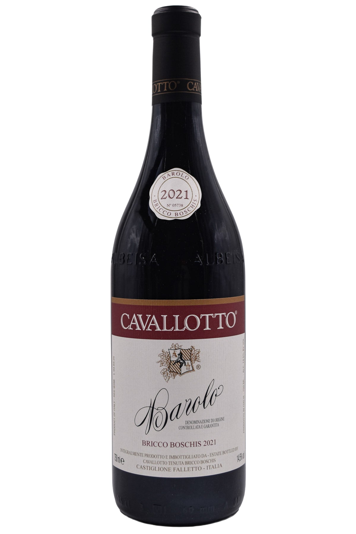 Bottle of Cavallotto Barolo Bricco Boschis 2021-Red Wine-Flatiron SF