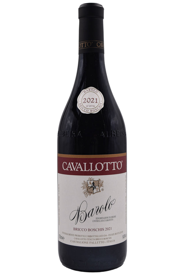 Bottle of Cavallotto Barolo Bricco Boschis 2021-Red Wine-Flatiron SF