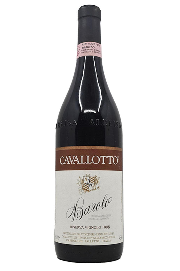 Bottle of Cavallotto Barolo Riserva Vignolo 1998-Red Wine-Flatiron SF