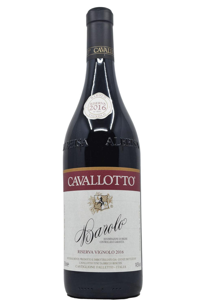 Bottle of Cavallotto Barolo Vignolo Riserva 2016-Red Wine-Flatiron SF
