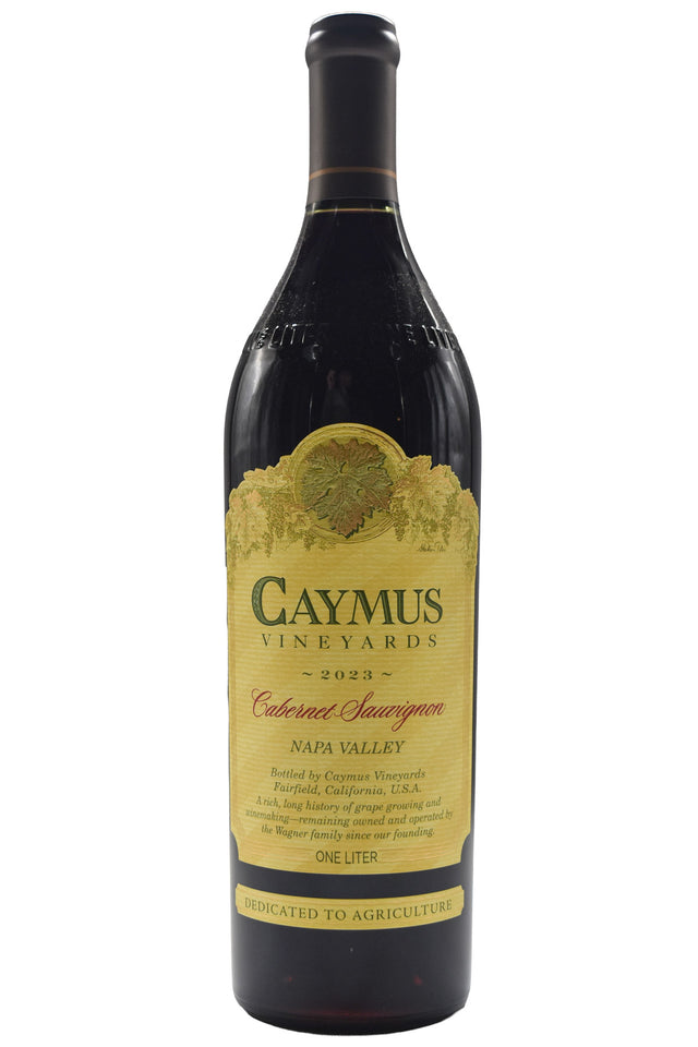 Bottle of Caymus Napa Valley Cabernet Sauvignon 2023 (1L)-Red Wine-Flatiron SF