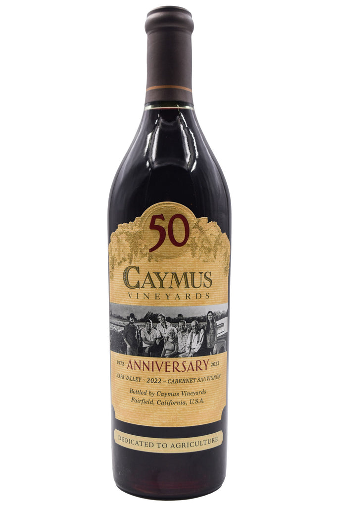 Bottle of Caymus Napa Valley Cabernet Sauvignon 50th Anniversary Release 2023-Red Wine-Flatiron SF