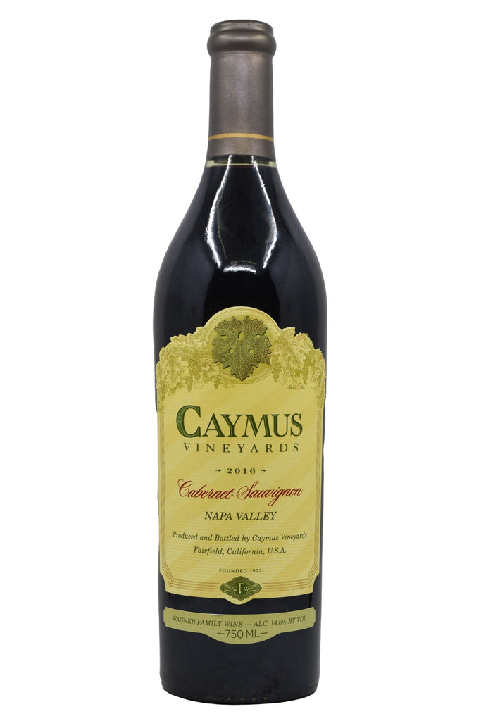 Bottle of Caymus Vineyards Napa Valley Cabernet Sauvignon 2016-Red Wine-Flatiron SF