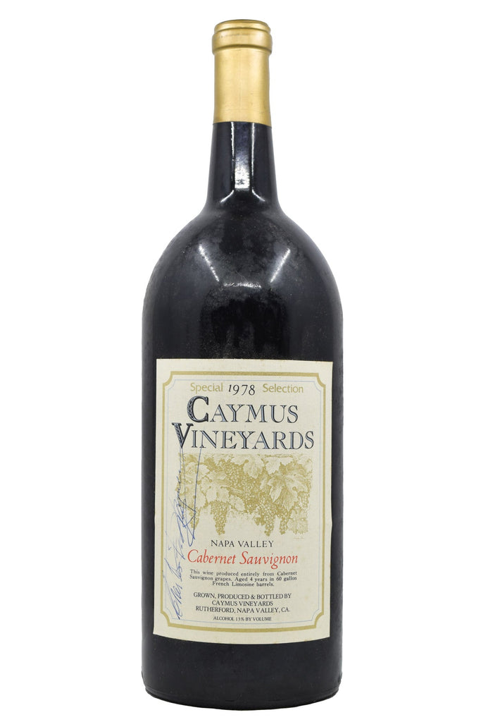 Bottle of Caymus Vineyards Napa Valley Cabernet Sauvignon Special Selection 1978 (1.5L)-Red Wine-Flatiron SF