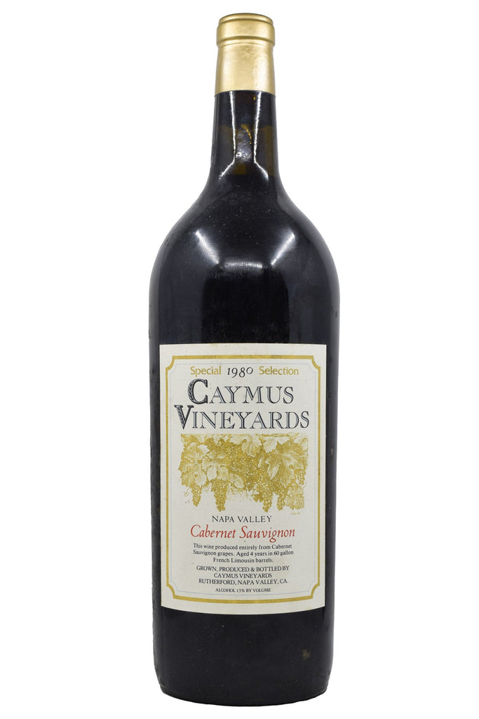 Bottle of Caymus Vineyards Napa Valley Cabernet Sauvignon Special Selection 1980 (1.5L)-Red Wine-Flatiron SF