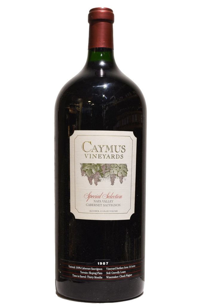 Bottle of Caymus Vineyards Napa Valley Cabernet Sauvignon Special Selection 1987 (6L)-Red Wine-Flatiron SF