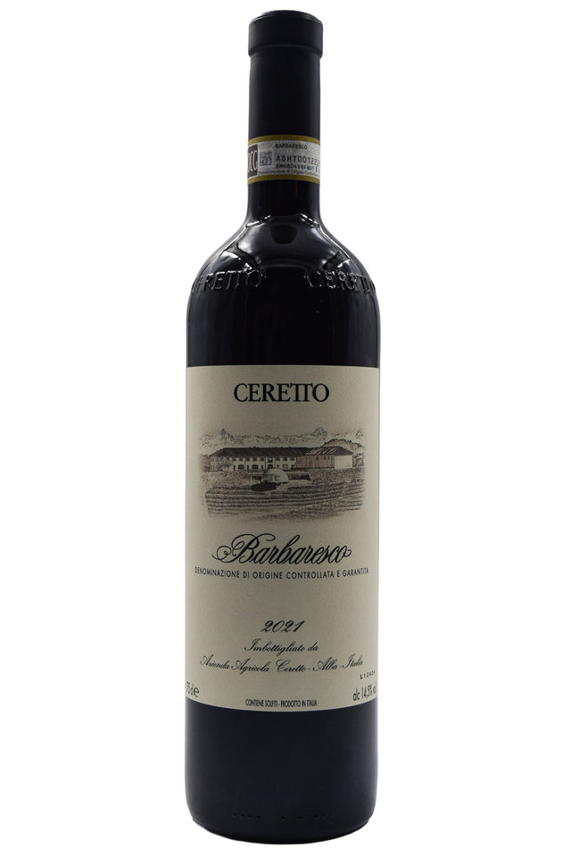 Bottle of Ceretto Barbaresco 2021-Red Wine-Flatiron SF