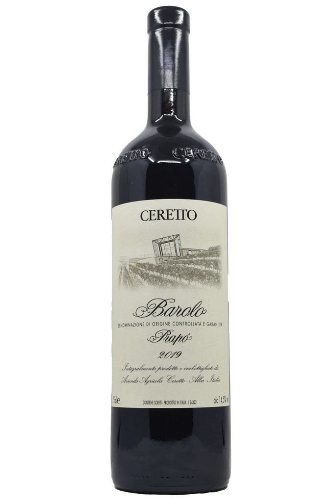 Bottle of Ceretto Barolo Prapo 2019-Red Wine-Flatiron SF