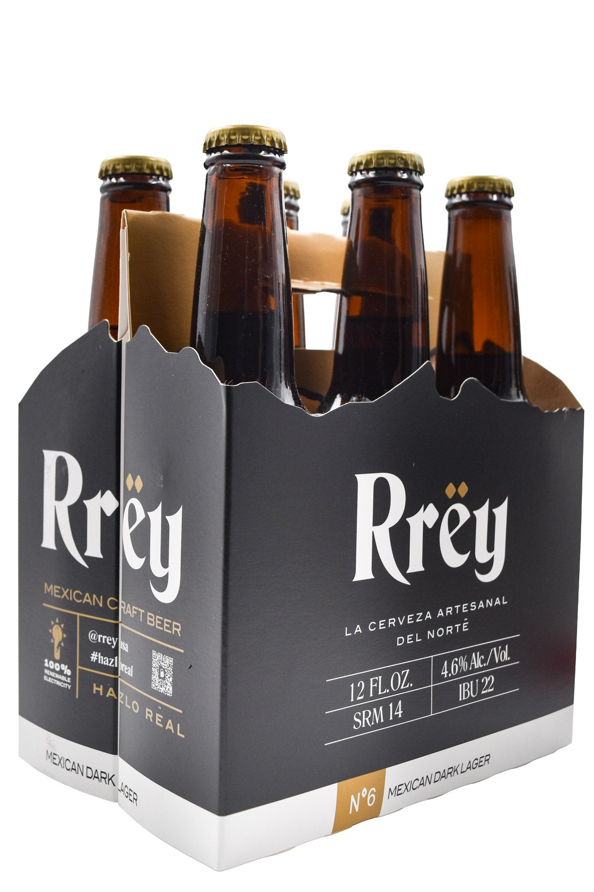 Bottle of Cerveza Rrey Dark Lager 6pk (12oz)-Beer-Flatiron SF