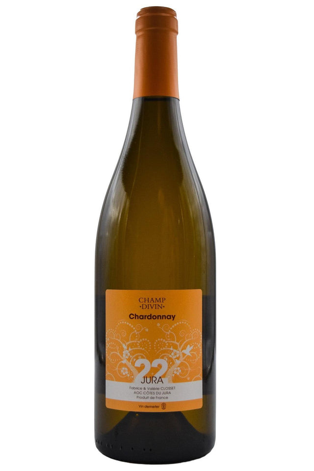 Bottle of Champ Divin Cotes du Jura Chardonnay 2022-White Wine-Flatiron SF
