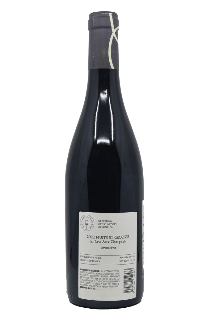 Bottle of Chantereves Nuits Saint Georges 1er Cru Aux Chaignots 2022-Red Wine-Flatiron SF