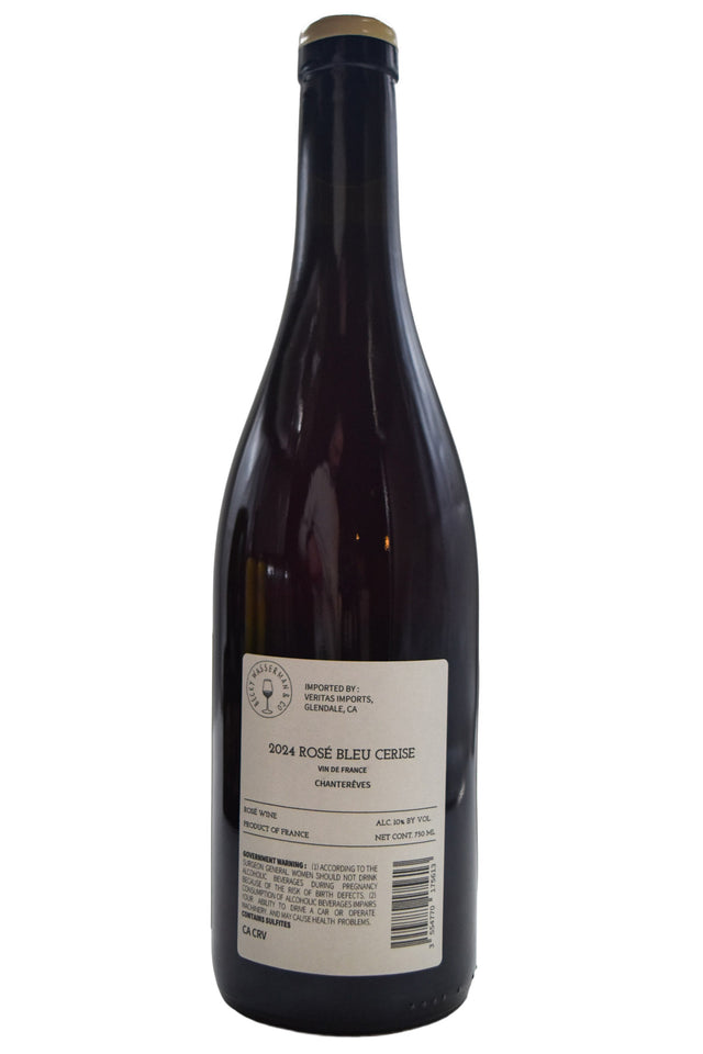 Bottle of Chantereves Rose Bleu Cerise 2024-Rosé Wine-Flatiron SF