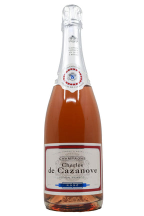 Bottle of Charles de Cazanove Champagne Rose Brut NV-Sparkling Wine-Flatiron SF