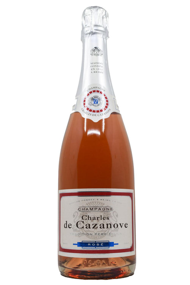 Bottle of Charles de Cazanove Champagne Rose Brut NV-Sparkling Wine-Flatiron SF