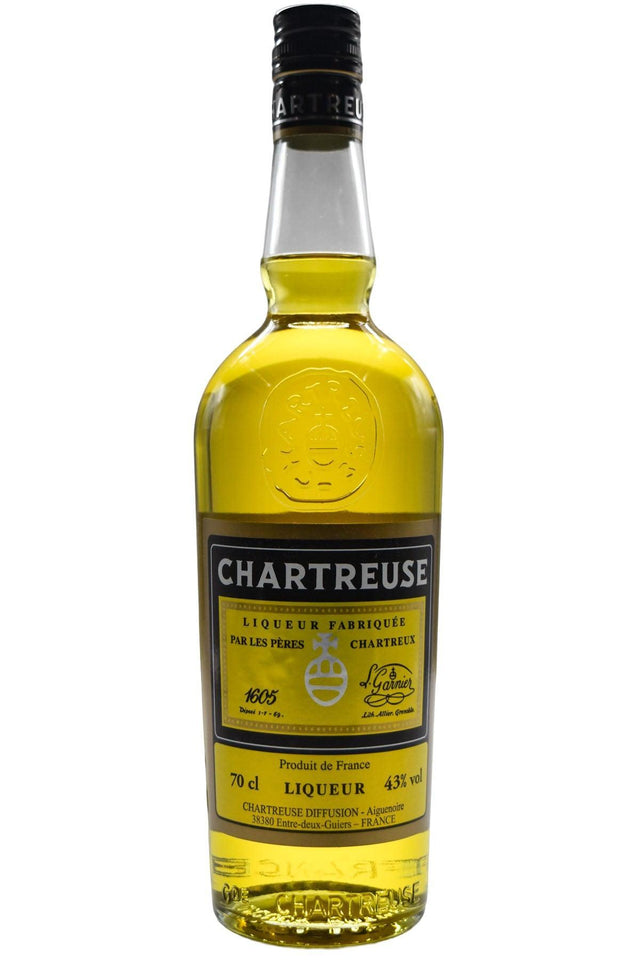 Bottle of Chartreuse Yellow (700ml) (One bottle limit per customer)-Spirits-Flatiron SF