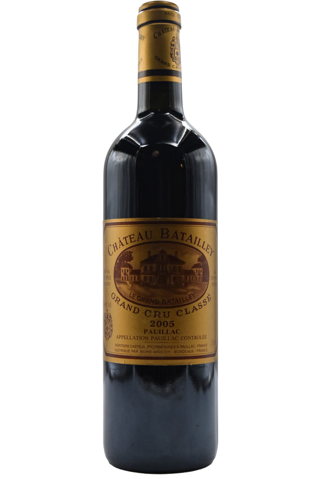 Bottle of Chateau Batailley Pauillac 2005-Red Wine-Flatiron SF
