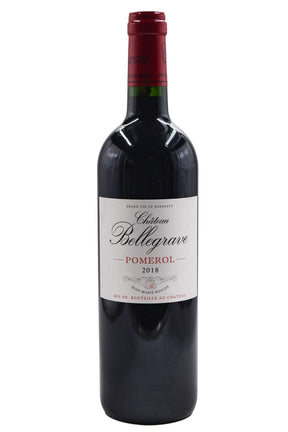 Bottle of Chateau Bellegrave Pomerol 2018-Red Wine-Flatiron SF