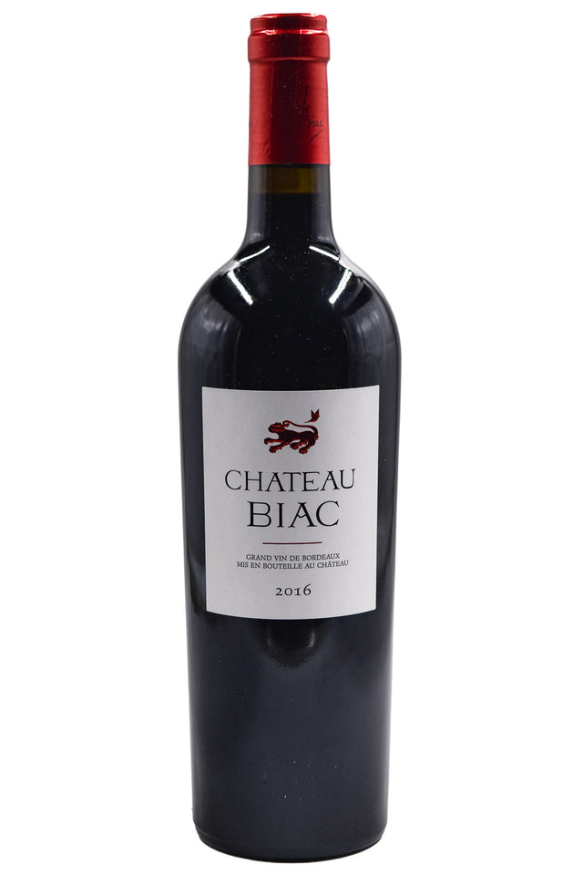 Bottle of Chateau Biac Cadillac Cotes de Bordeaux 2016-Red Wine-Flatiron SF