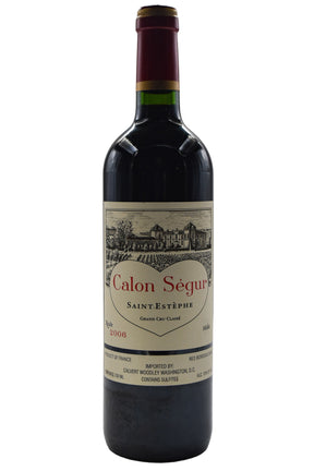Bottle of Chateau Calon-Segur Saint-Estephe 2006-Red Wine-Flatiron SF