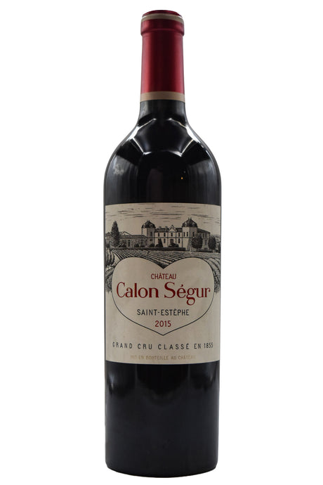 Bottle of Chateau Calon-Segur Saint-Estephe 2015-Red Wine-Flatiron SF