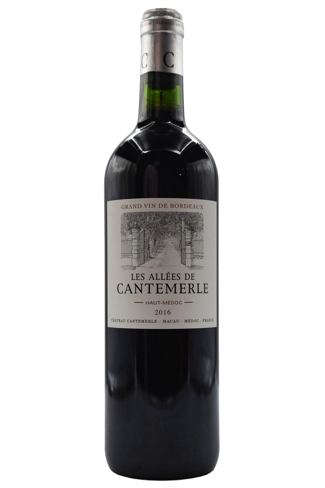 Bottle of Chateau Cantemerle Haut-Medoc Les Allees de Cantemerle 2016-Red Wine-Flatiron SF