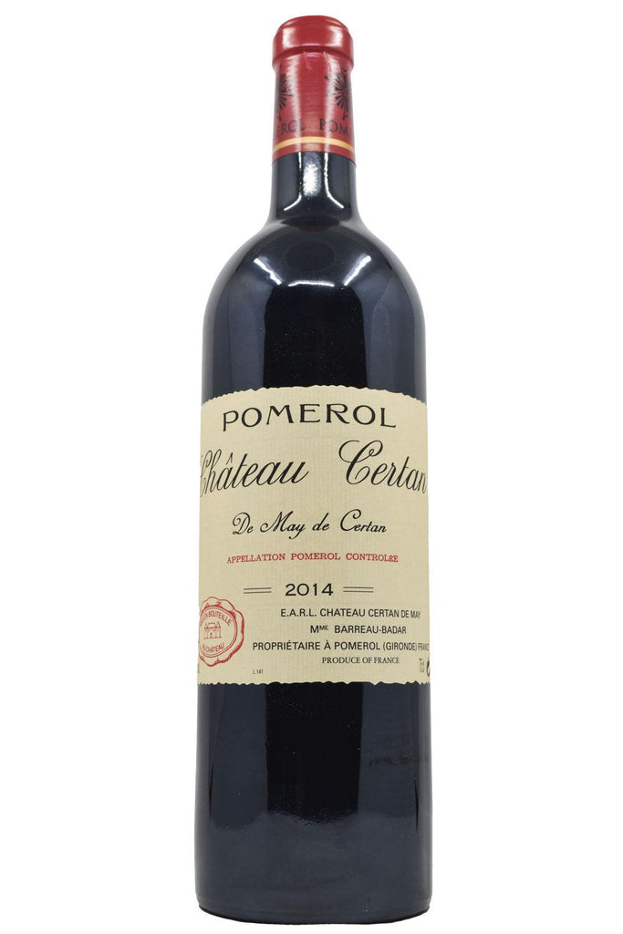 Bottle of Chateau Certan de May Pomerol 2014-Red Wine-Flatiron SF