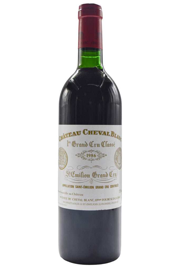 Bottle of Chateau Cheval Blanc Saint Emilion 1er Grand Cru Classe 1986-Red Wine-Flatiron SF