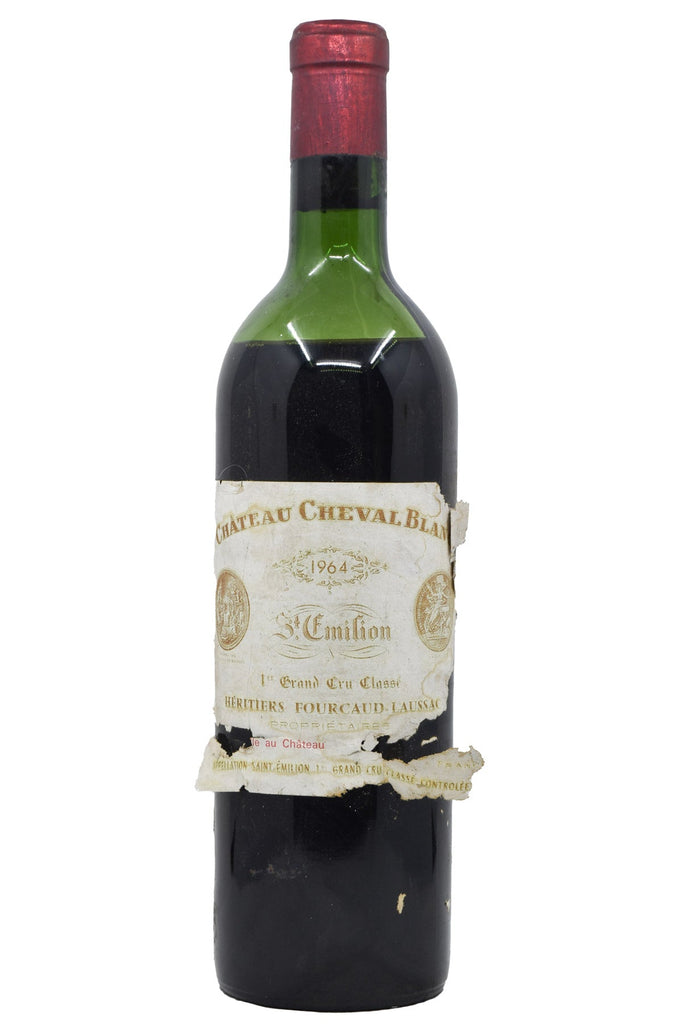 Bottle of Chateau Cheval Blanc Saint Emilion 1er Grand Cru Classe (Mid/Lower Shoulder) 1964-Red Wine-Flatiron SF